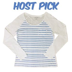 🎉COLUMBIA striped long-sleeved tee